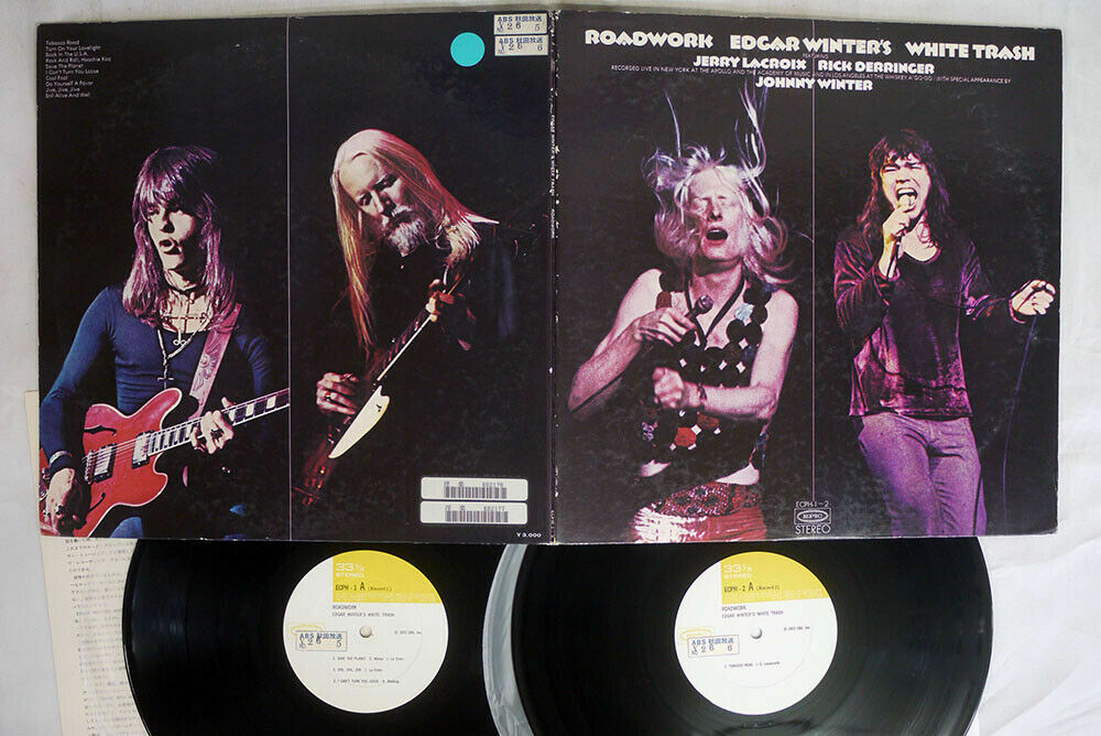 Edgar Winter’s White Trash ‎Roadwork Epic ‎ECPH 1-2 Japan Audiophile Vinyl