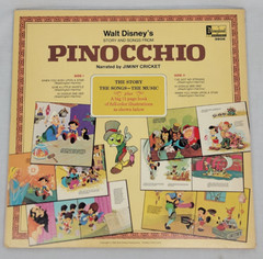 Walt Disney’s: Pinocchio ~ Vinyl LP ~ Disneyland Records/3905 ~ 1969