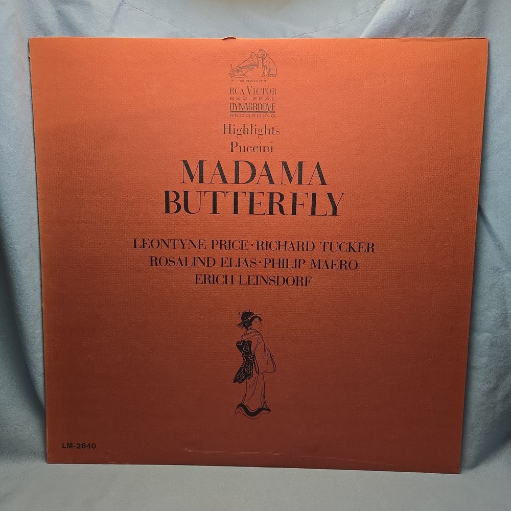 Puccini Highlights From Madama Butterfly LM 2840 MONO RCA Red Seal NM/EX