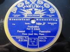 1928 FRANZ JOSEF HIRT PIANO Franz Liszt FUNERAILLES Part 1&2 POLYDOR 95133