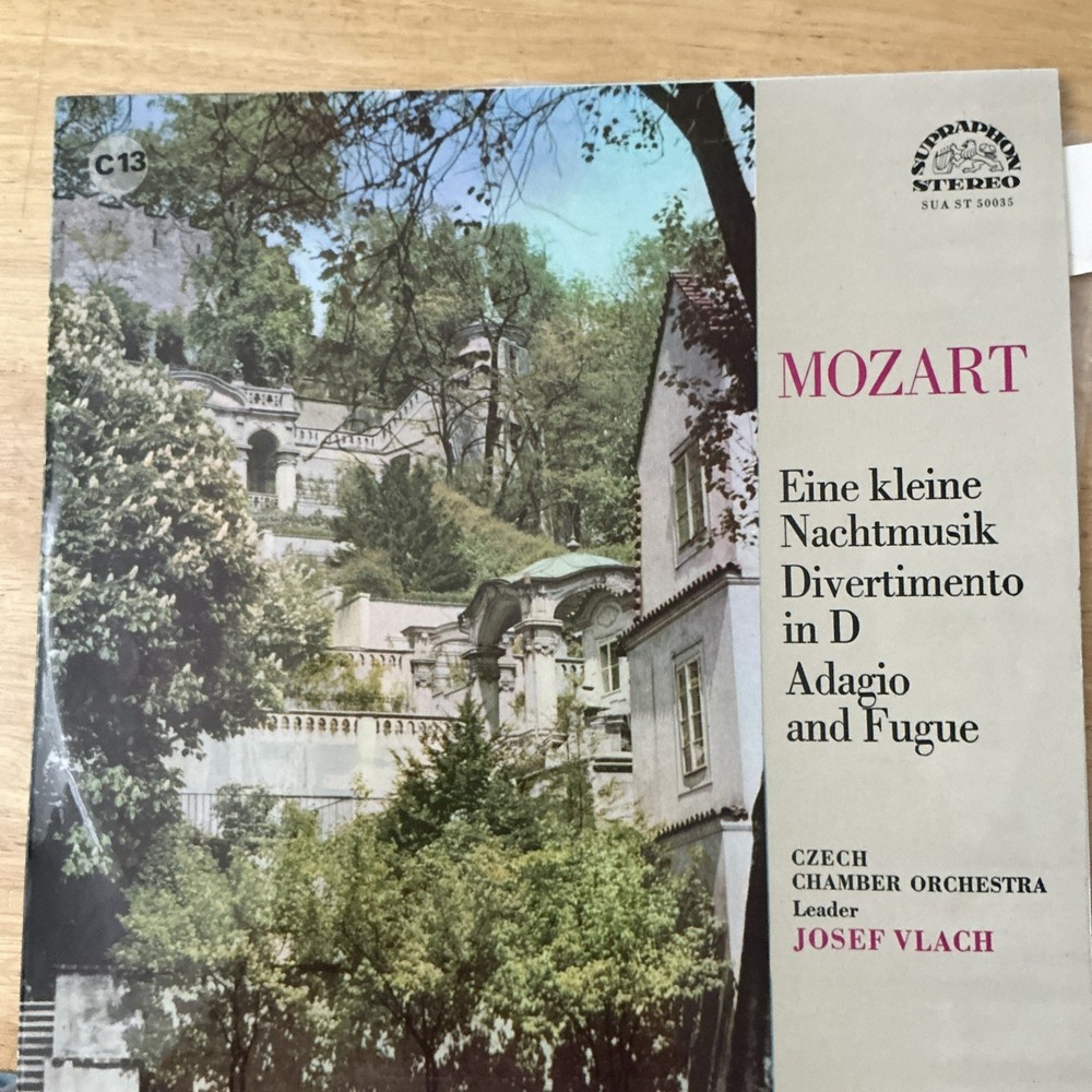 Mozart Eine Kleine Nachtmusik Divertimento Record Czech Orchestra SUAST50035 NM