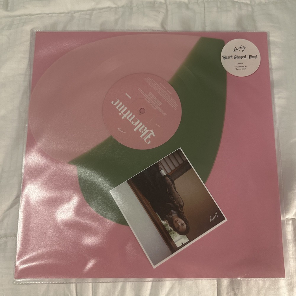 Laufey Strawberry Matcha Split Vinyl LP Limited Edition (read description)