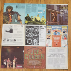 Lot 9 Vinyl Record Elvis Critters Joe Cocker Chuck Mangione Association REDUCED