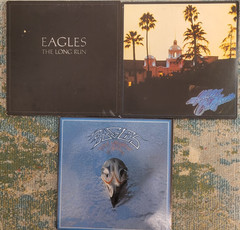 Eagles – 3 LP LOT The Long Run, Their Greatest Hits 1971-1975, Hotel California