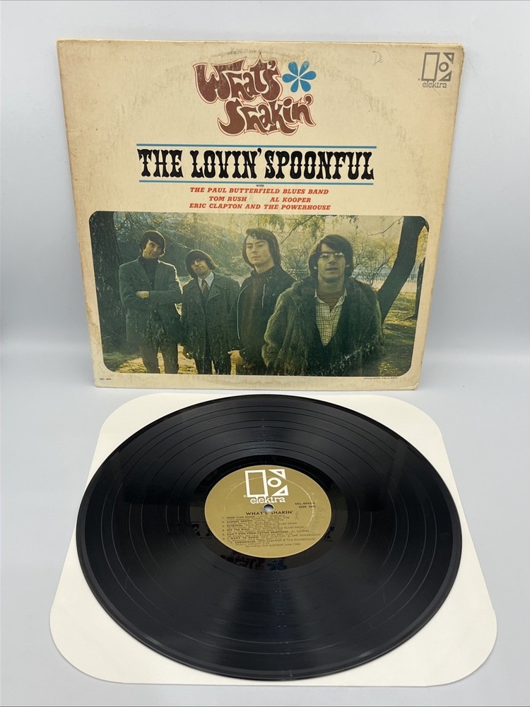 What’s Shakin’ Elektra 1966 EKL-4002 Vinyl w/Lovin’ Spoonful Eric Clapton Tested