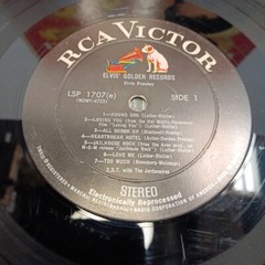 Elvis’ LP Golden Records – RCA ‎LPM-1707 Black Label 1958 Stereo VG