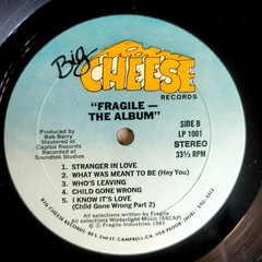 Fragile ‎– The Album / LP 1001 (1983) / OG Vinyl / Hard Rock, Prog Rock, AOR