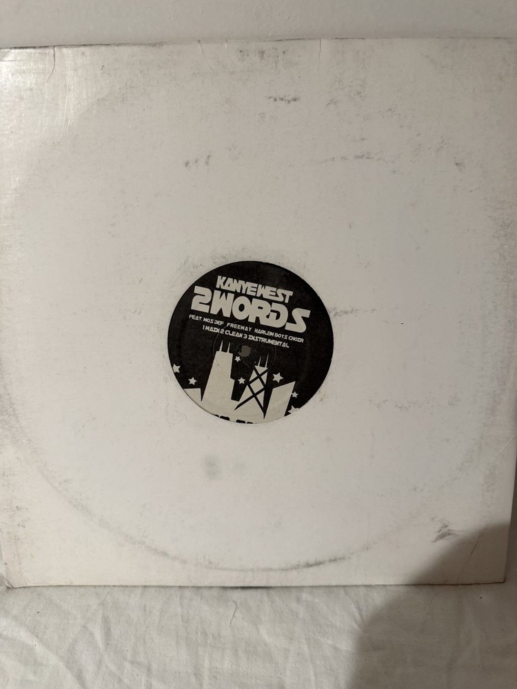 Kanye West Through The Wire / 2Words 12 Inch Vinyl Single 2003 12″