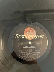 Survivor ~ Eye Of The Tiger ~ Rocky LP 1982 Scotti Bros. Records