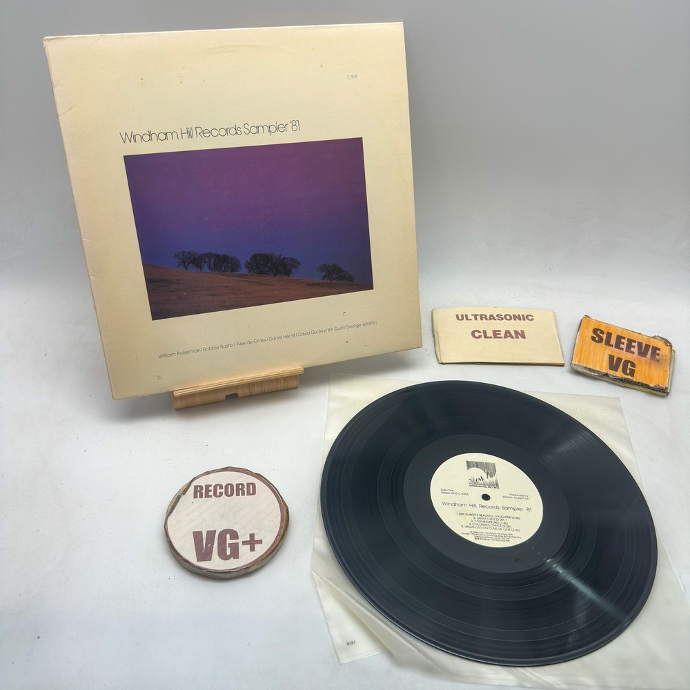 Various – Windham Hill Records Sampler ’81 VG+/VG 1905 Ultrasonic Clean Vinyl