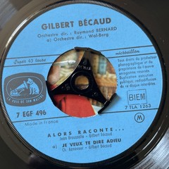 Lot of 6 French 45 Rpm EPs Vintage 1960’s Chansons VG+/VG+ Rare Vinyl France