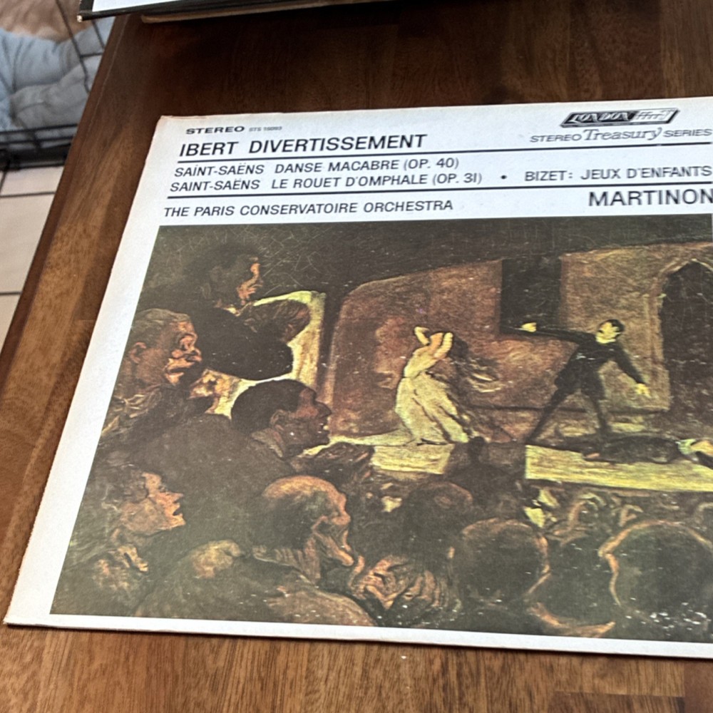 London Stereo Treasury Series LP Ibert Divertissement Martinon Paris Conservato…