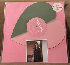 Laufey – Valentine & Lover Girl – Strawberry Matcha Heart-Shaped Vinyl LP Record