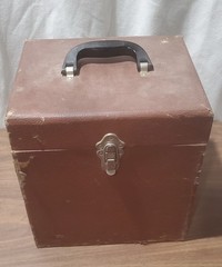 Vintage 10″ 78 RPM Record Lot with Storage Case 1940s 1950s Swing Pop Jazz