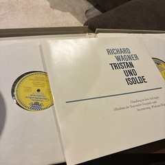 WAGNER / TRISTAN UND ISOLDE – DEUTSCHE GRAMMOPHON – GERMAN – (5) LP SET, BOOKLET