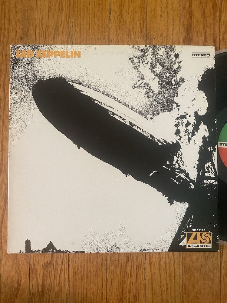 LED ZEPPELIN SELF-TITLED DEBUT EX LP ORIG. 1969 1841 BROADWAY PRESSWELL FREE SHP