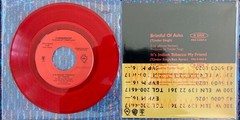 CORNERSHOP:Brimful of Asha 1997 Promo 7″ – red transparent