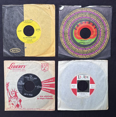 Lot of (50): Mid/Late 1960s Pop Folk Psych Rock 45 rpm (Some Promos) (VG+ to NM)