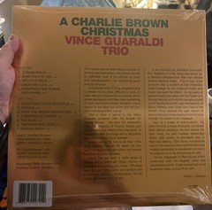 VINYL LP Peanuts GOLD FOIL CHARLIE BROWN CHRISTMAS Vince Guaraldi Trio HOLIDAY