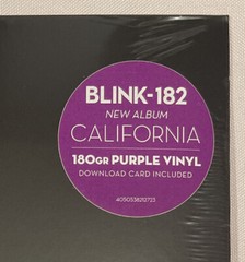 BLINK 182 – California – Purple Opaque Color Vinyl LP Brand New Sealed