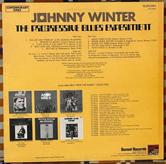 JOHNNY WINTER Progressive Blues Experiment 1974 SUNSET Blues UK LP Play Tested