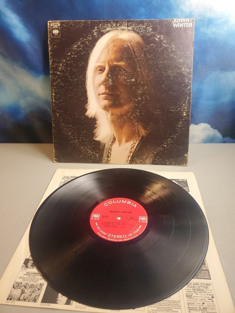 Johnny Winter – Self Titled Vinyl LP COLUMBIA CS-9826 2-EYE 360 Sound Stereo