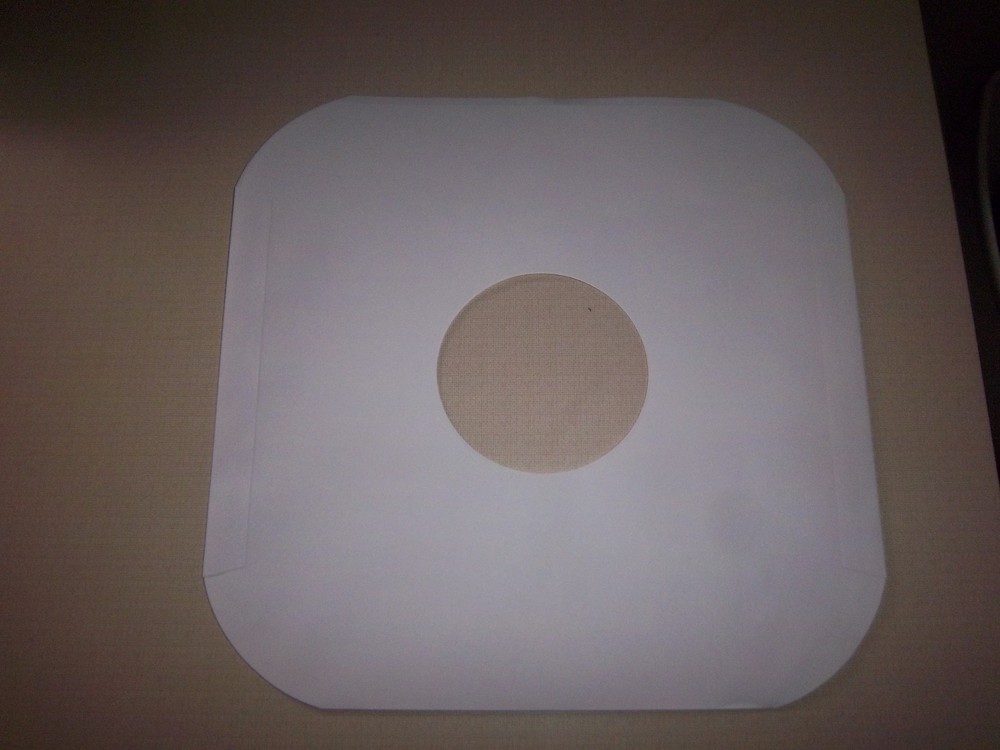 75 ct 12″ White paper record inner sleeves/hole for viewing Album ,Lp,Record