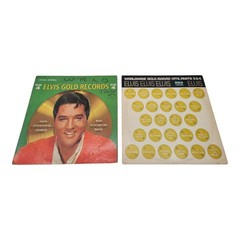 Elvis Presley Gold Records Worldwide Gold Award Hits 2 LP Bundle