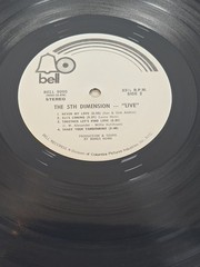 The 5th Dimension Live Double Vinyl LP Bell Records 1971 Funk And Soul Gatefold