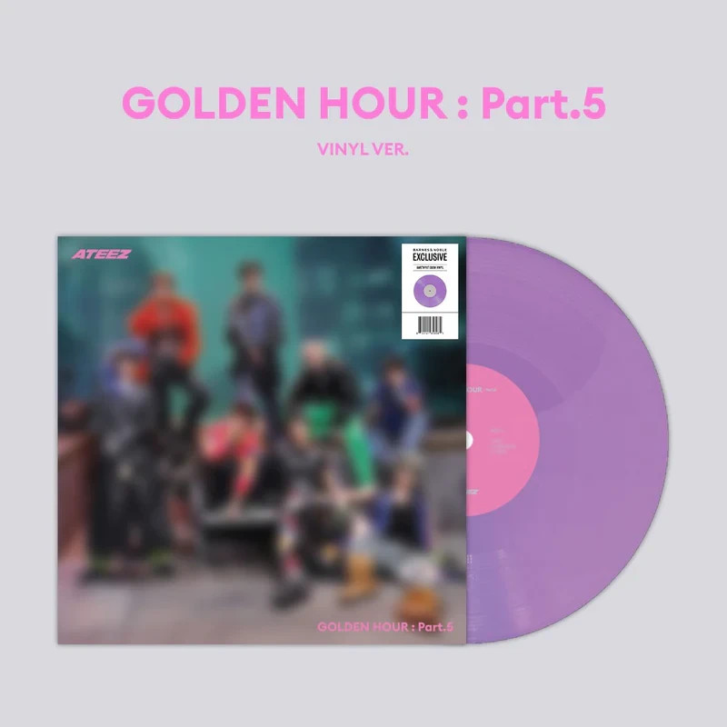 Brand New And Sealed Ateez Golden Hour Part 5 Amethyst Dusk Vinyl