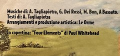 Le Orme Elementi Prima Edizione Limitata Ita 2001 M/M Disegni P. Whitehead Rara!