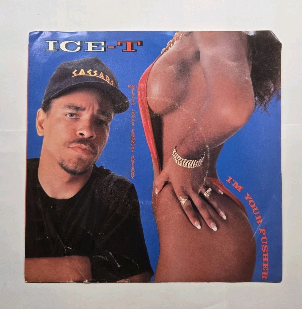 Ice-T I’m Your Pusher / Girls L.G.B.N.A.F. Sire Records 1988 7″ 45 RPM Vinyl