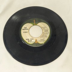 The Beatles Apple Records For You Blue Long Winding Road 7″ Vinyl Record 1970