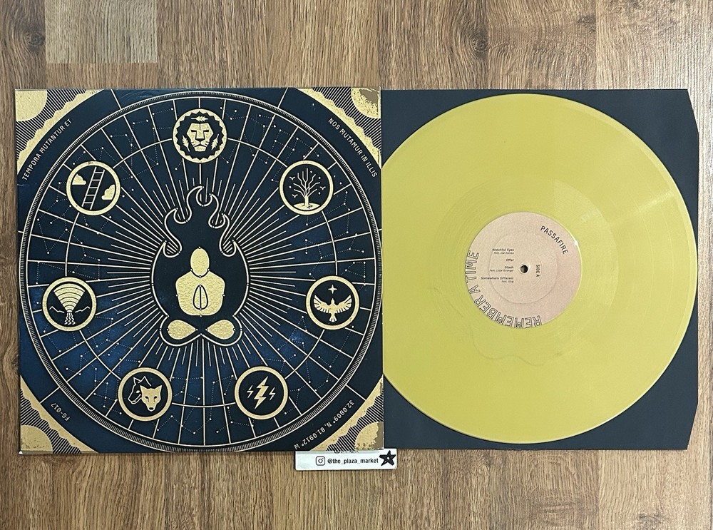 Passafire Remember A Time vinyl record Gold color