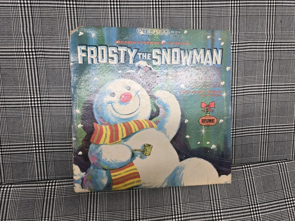 Frosty The Snowman Vinyl Record. Okay Condition