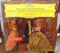 MOZART SQ 499 & 589 / AMADEUS SQ / DG 138355/ SEALED M/M Stereo LP