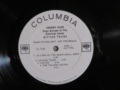Johnny Cash Bitter Tears Ballads/American Indian 1964 Columbia CL2248 Mono Promo
