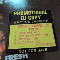Atlantic Oscar Brown, Jr. Fresh Promo SD 18106 12″ Vinyl LP 33RPM Stereo
