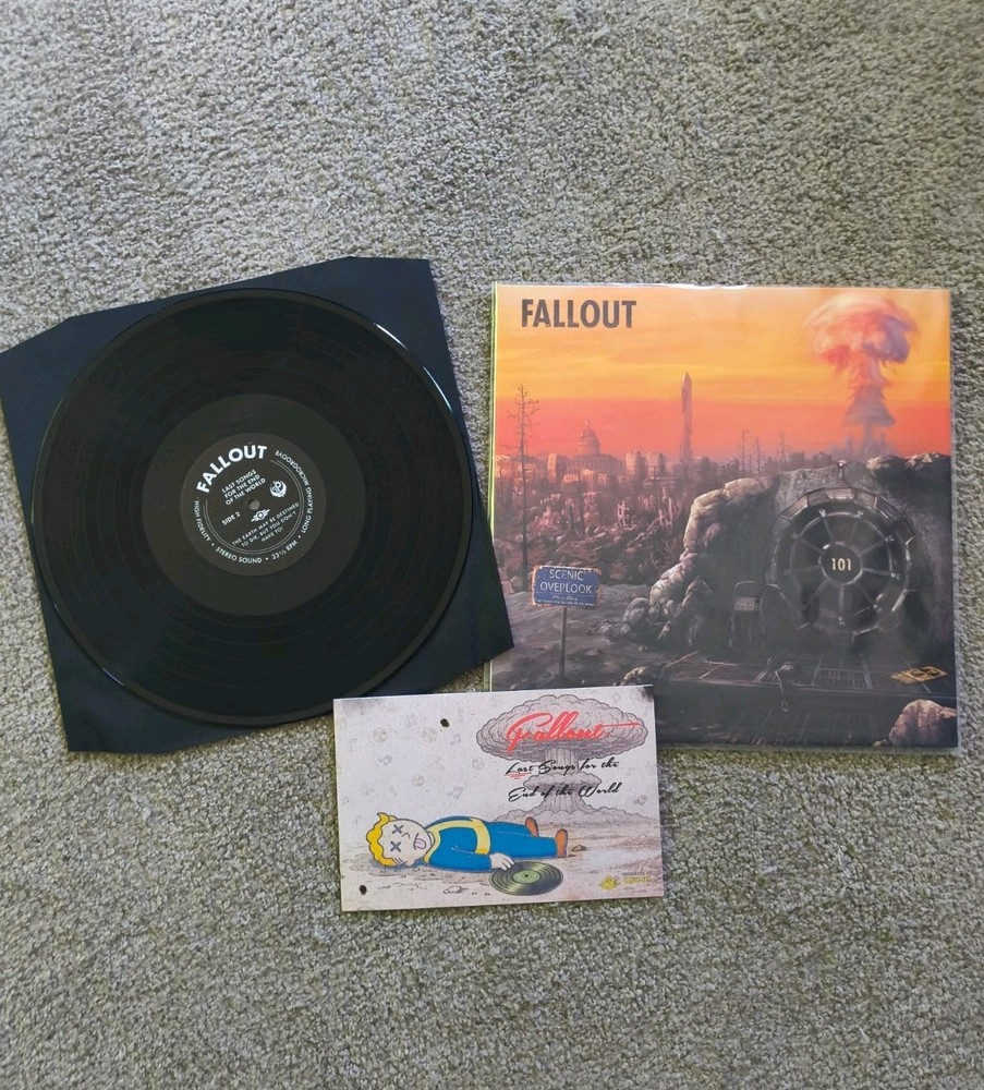 Fallout 3 + 4 Last Songs for the End Of The World VGM Vinyl LP Black