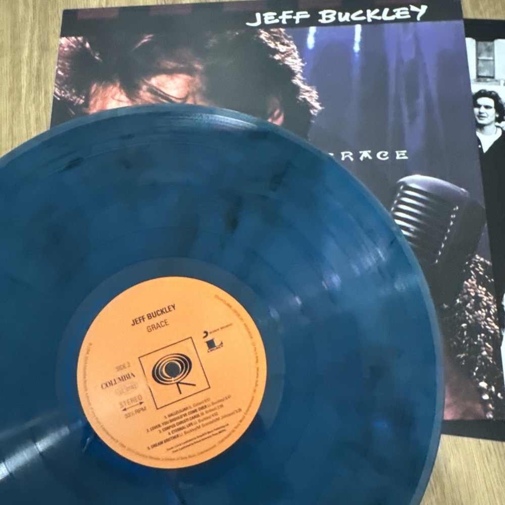Jeff Buckley – Grace – 2019 US VMP Blue Swirl Numbered – Vinyl Me Please Record