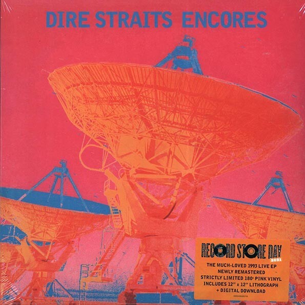 DIRE STRAITS Encores *Sealed* Pink Vinyl Record Store Day 2021 Remastered w/ mp3