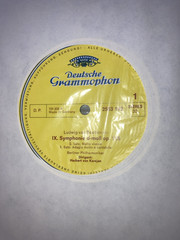 Beethoven 9 Symphonies Karajan Berlin Philharmonic Vinyl 8 LP Box Set DGG Stereo