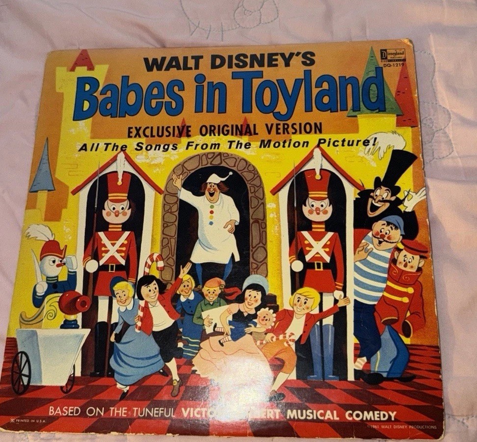 Walt Disney’s Babes In Toyland exclusive original version LP Disneyland Records