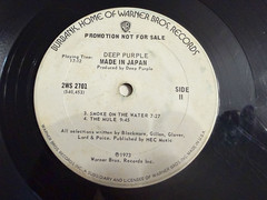 Deep Purple 2 X LP “Made In Japan” Warner Bros. 1973 ~ 1st Press PROMO