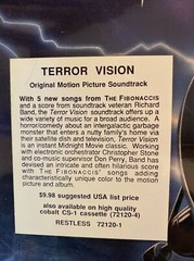 Terror Vision Lp SEALED 1986 Original Motion Picture Soundtrack Original Press