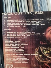 MC5 Kick Out Jams Signed LP Kramer EKS-74042 Red Label GATEFOLD Censored w/Liner