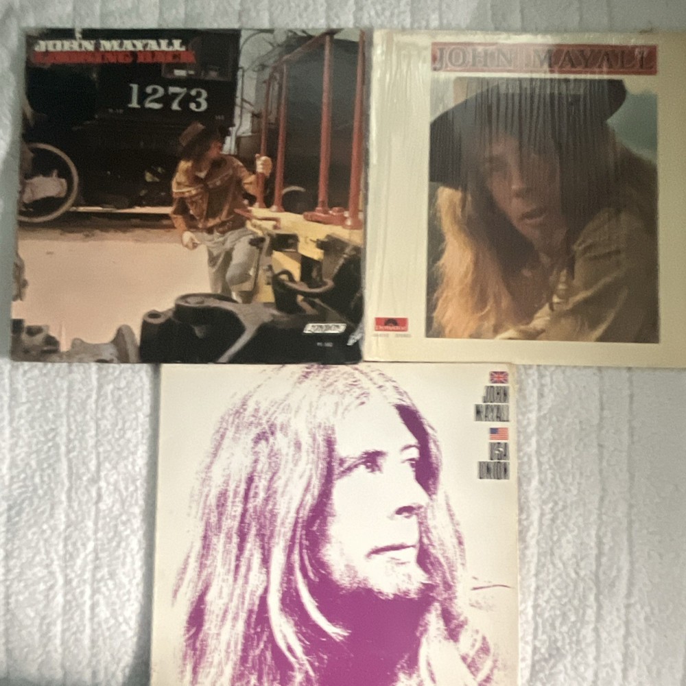 John Mayall Moving On Polydor Records Vinyl LP 12″ 33 Rock Cardboard Sleeve
