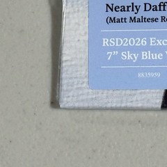 English Teacher – Nearly Daffodils 45 RPM Sky Blue Colored 7” Vinyl RSD NEW