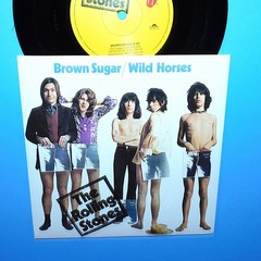THE ROLLING STONES -BROWN SUGAR/ WILD HORSES—CZECH REPUBLIC IMPORT 45RMP