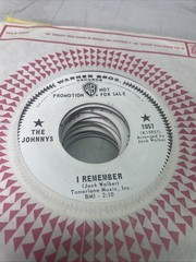 The Johnnys I Remember / Nothing Sacred Prom 45 7057 Garage Rock 1967 Vinyl